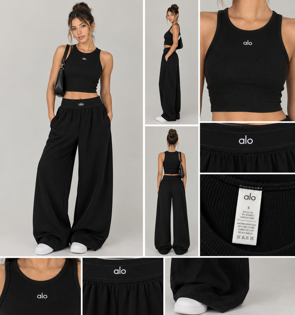 Alo Sculpt & Shine Tank Top